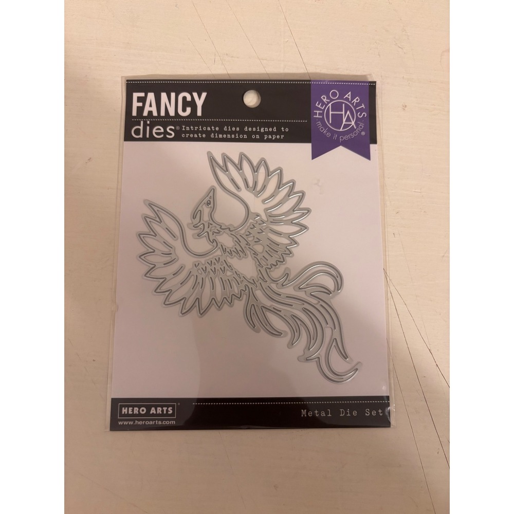 Hero Arts Phoenix Bird Fancy Die DI834 Metal Cutting Die Set New